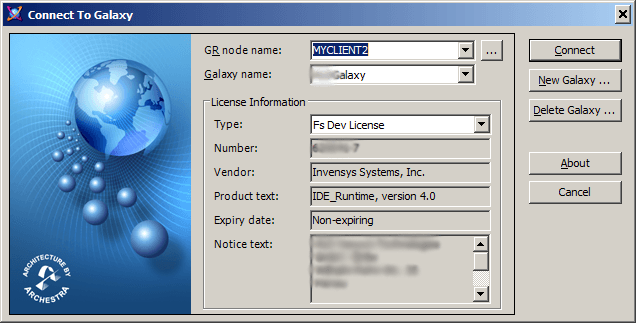 Fig. 2: Connect to the restored Galaxy